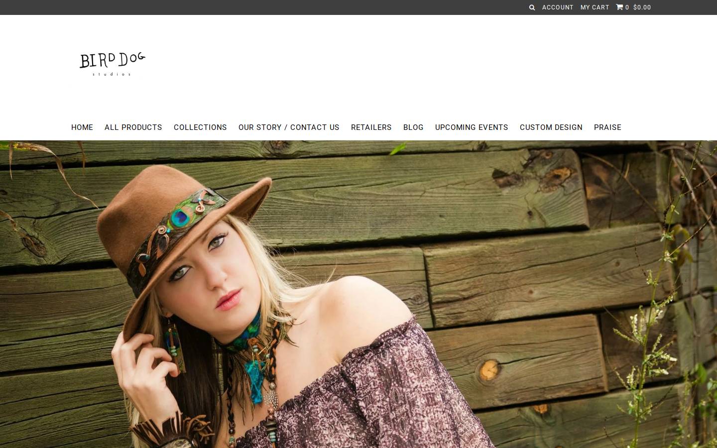 birddogbowties.com homepage screenshot