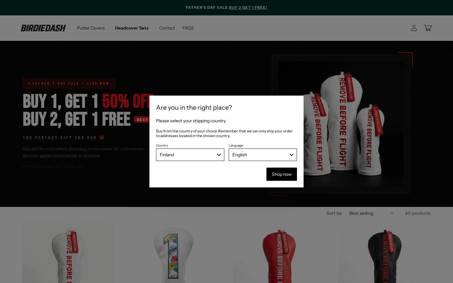 birdiedash.com homepage screenshot
