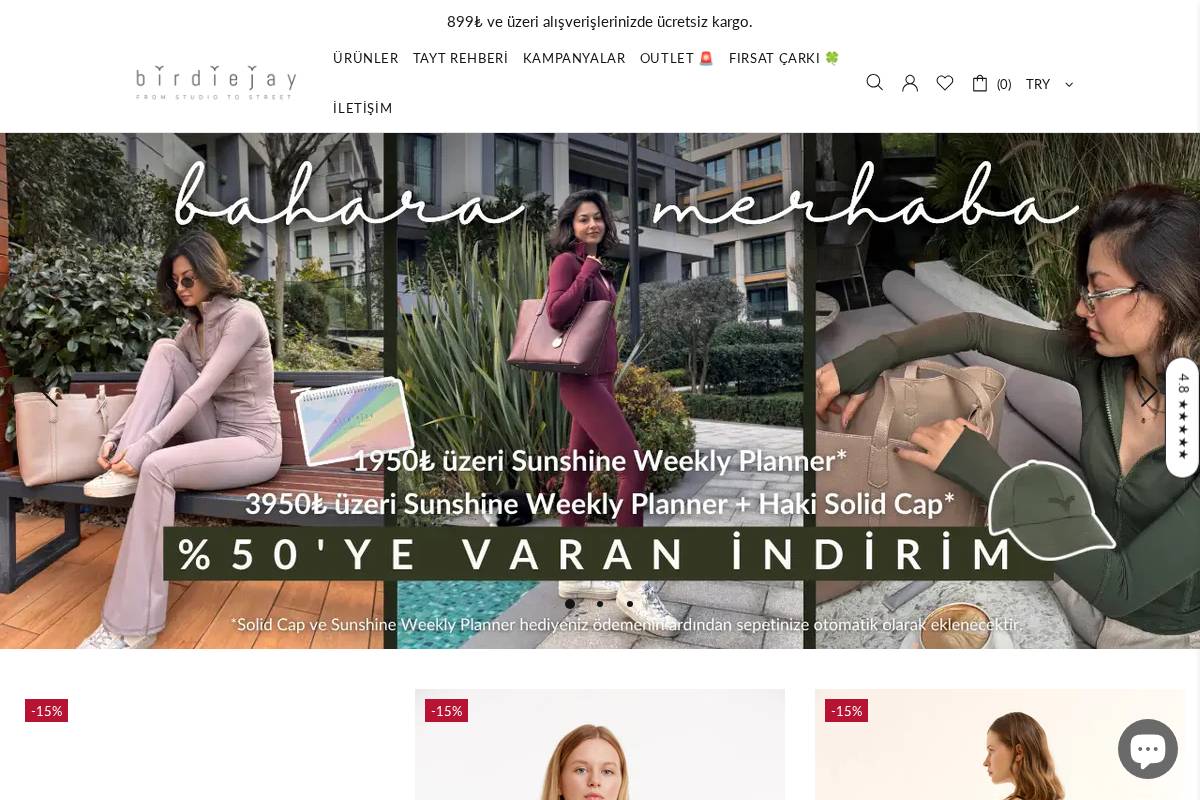 birdiejay.com homepage screenshot