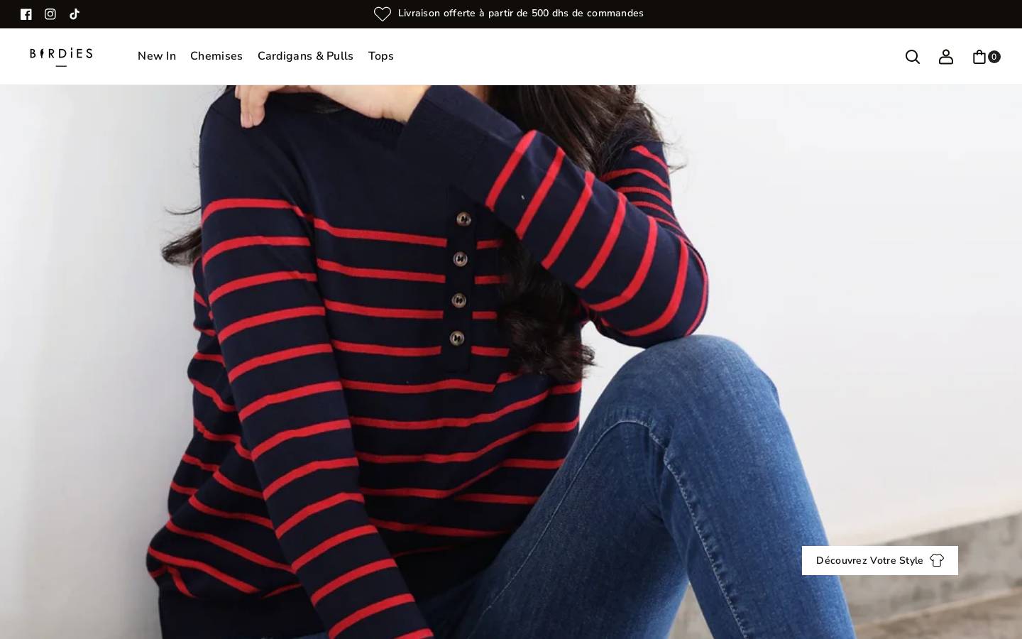 birdies-maroc.com homepage screenshot