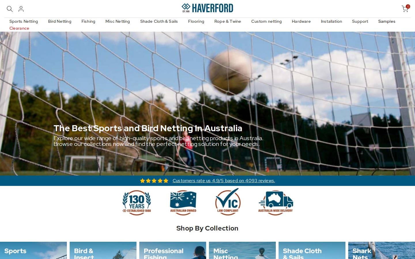 birdnets.com.au homepage screenshot