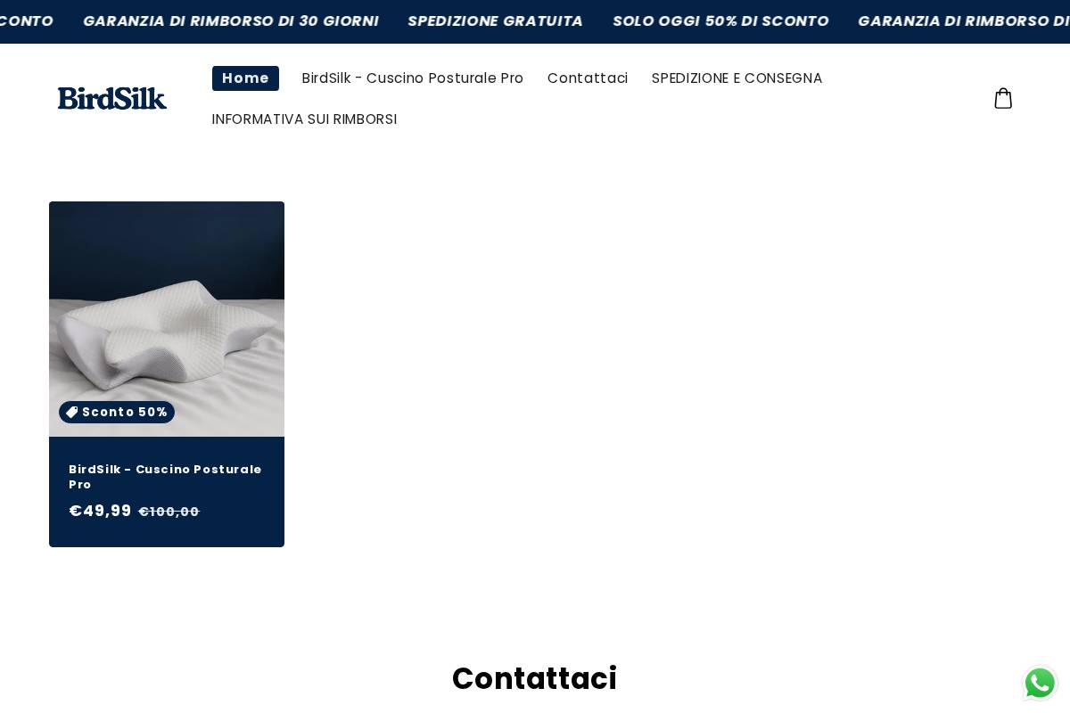 birdsilk.com homepage screenshot