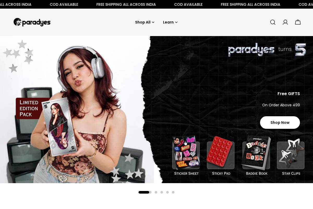 birdsofparadyes.com homepage screenshot