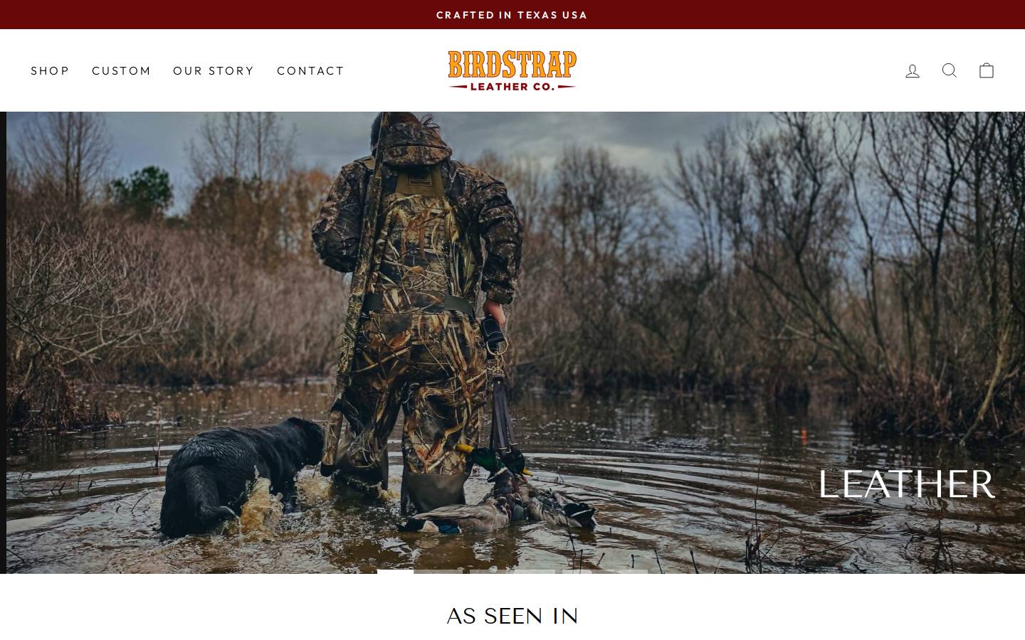birdstrap.com homepage screenshot