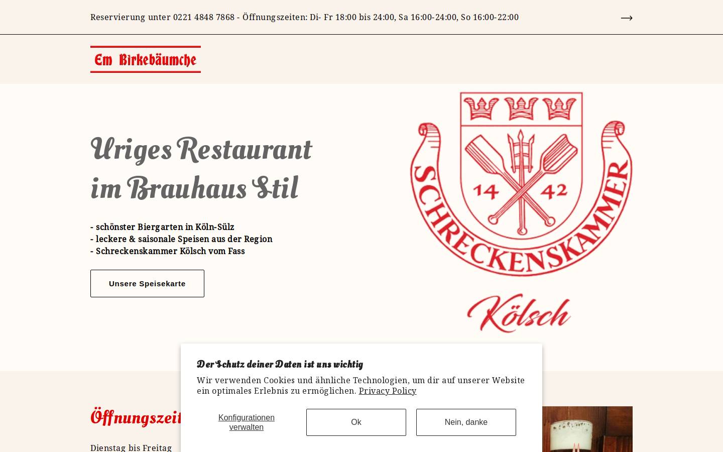 birkebaeumche.de homepage screenshot