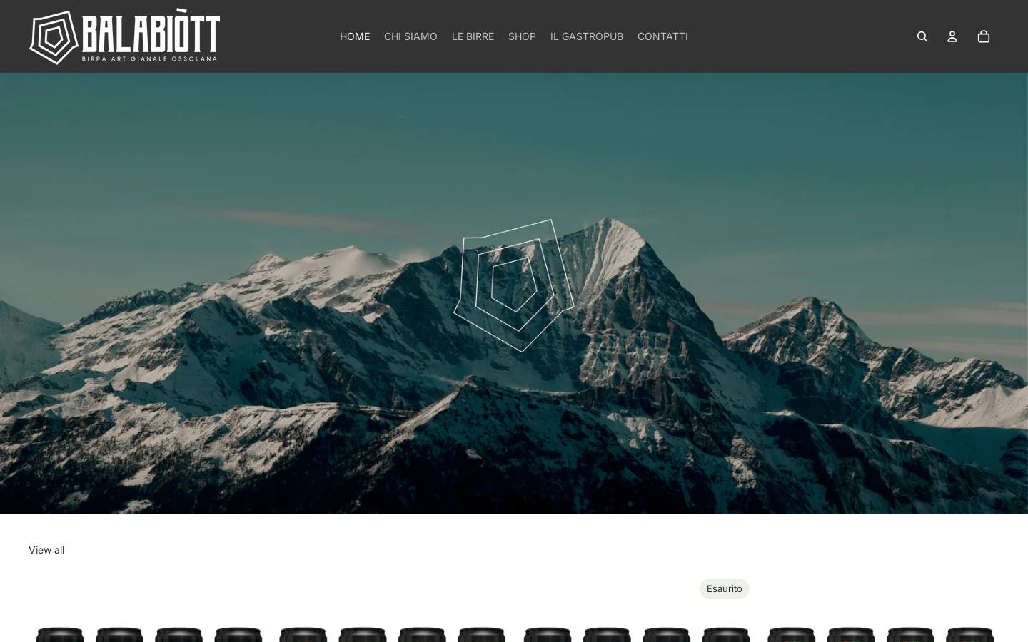 birrificiobalabiott.it homepage screenshot