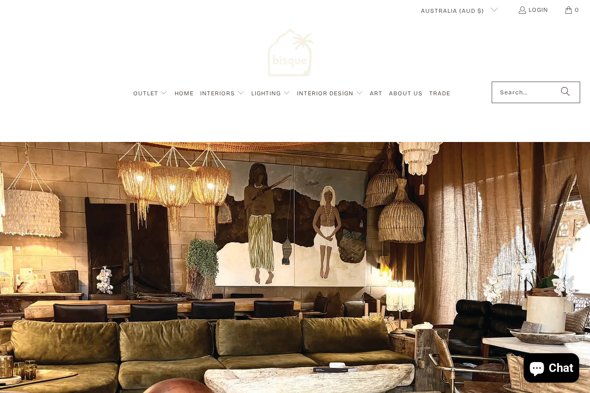 BisqueTraders homepage screenshot