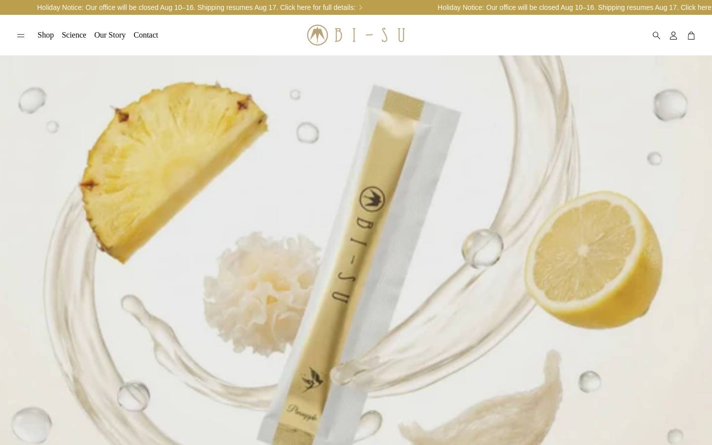 bisu-us.com homepage screenshot