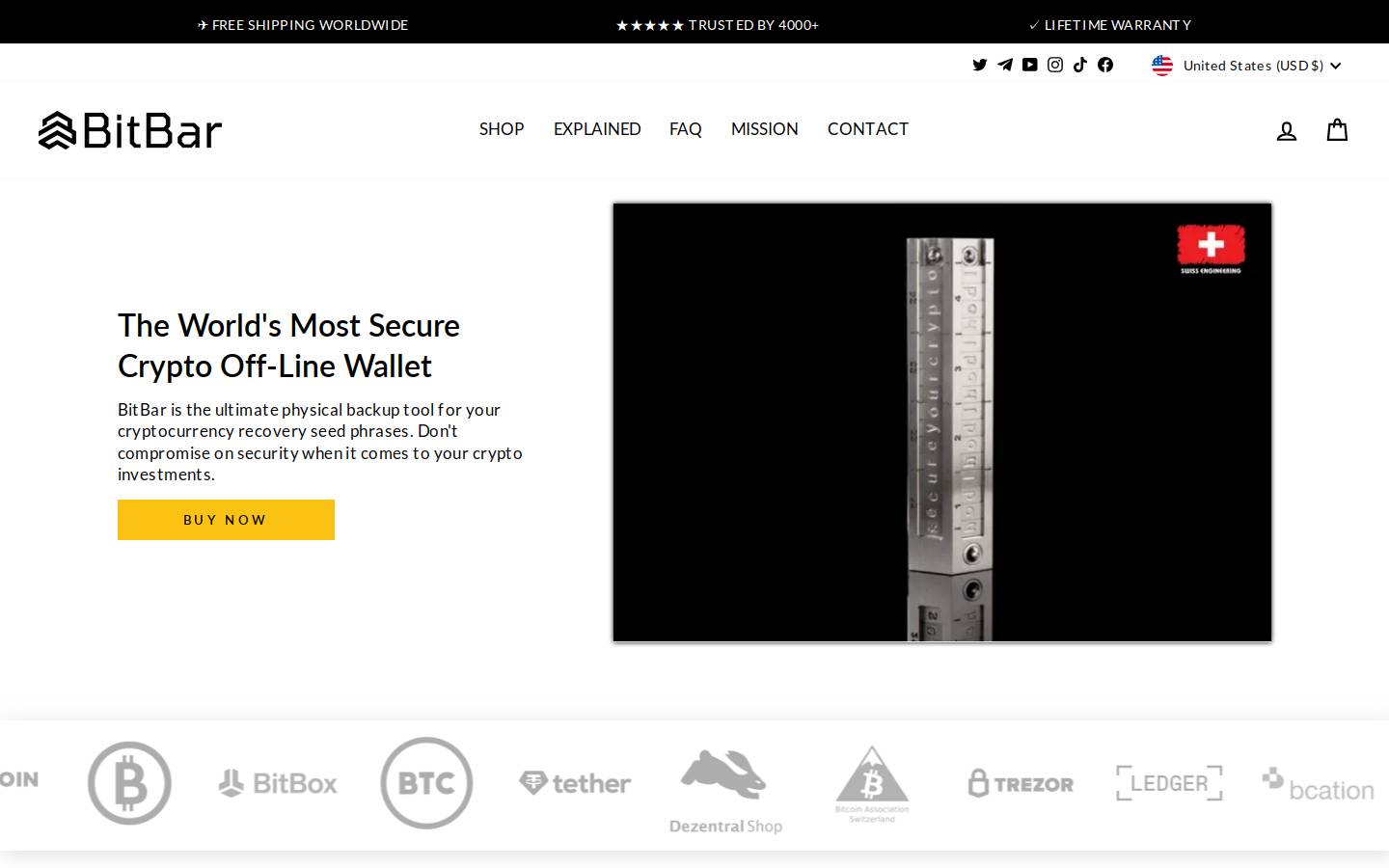 BitBar Ltd homepage screenshot
