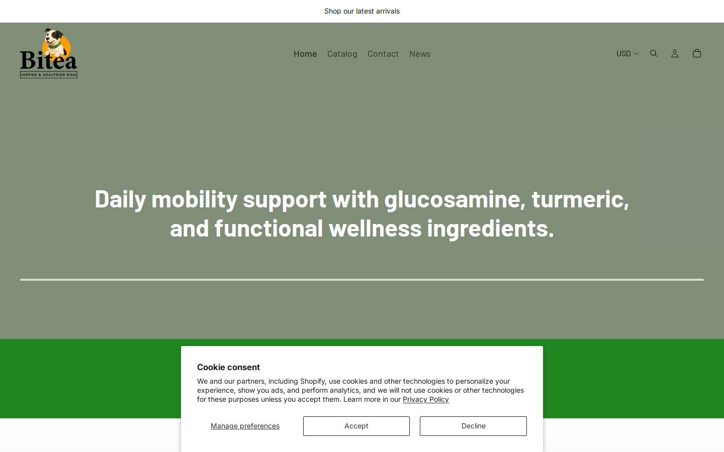 bitea.net homepage screenshot