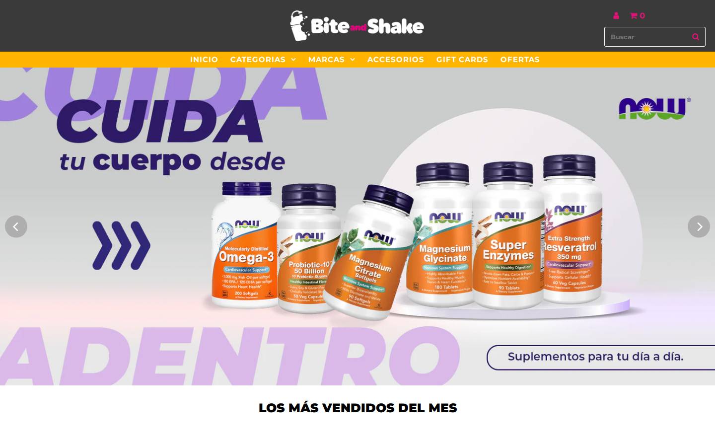 biteandshake.com homepage screenshot