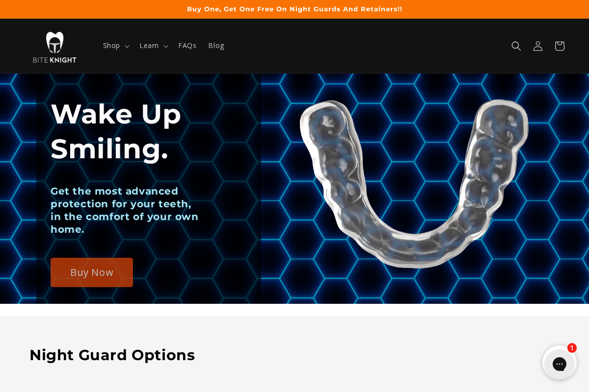 biteknight.com homepage screenshot