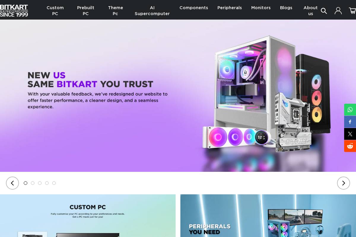 bitkart.com homepage screenshot