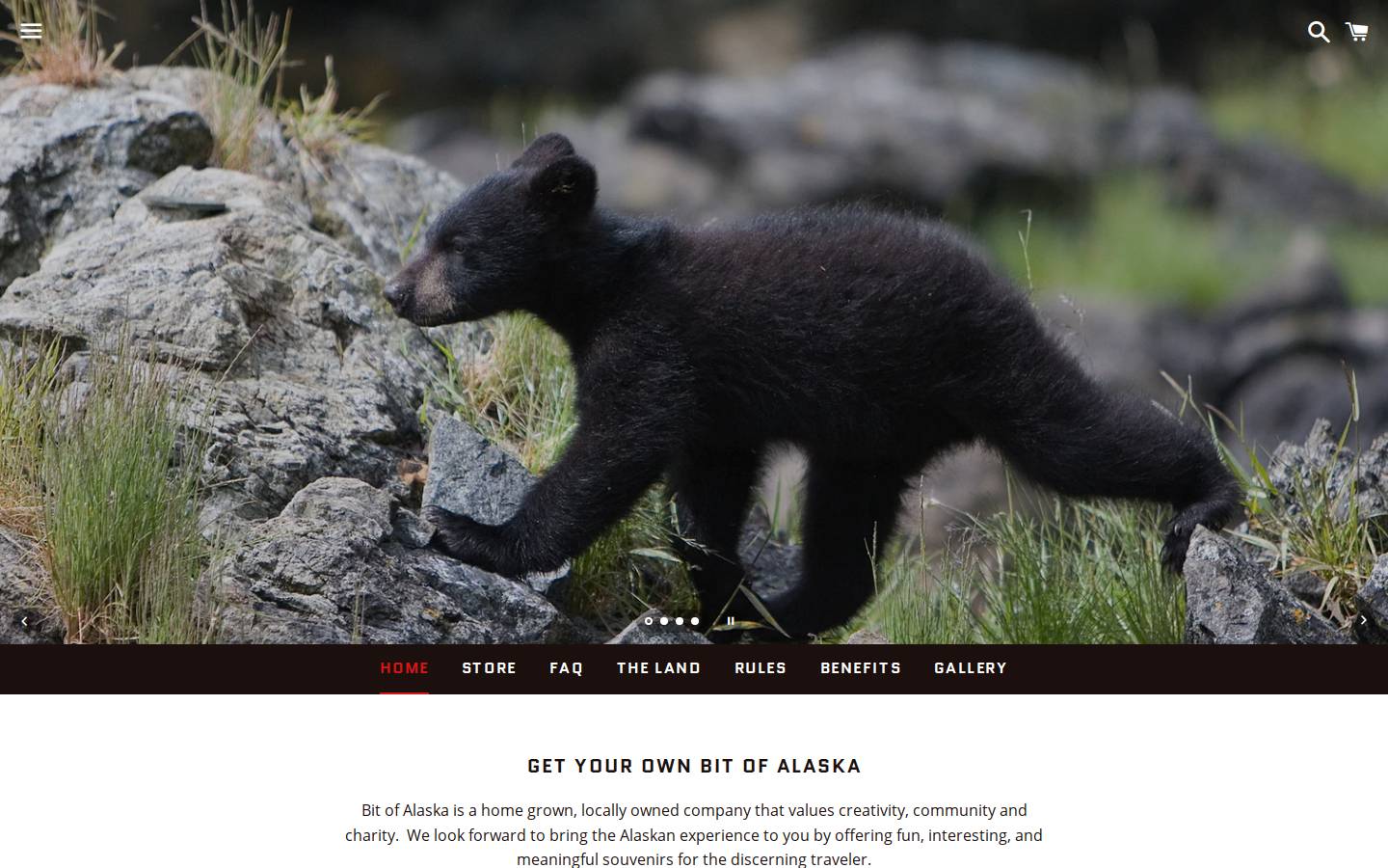 bitofalaska.com homepage screenshot