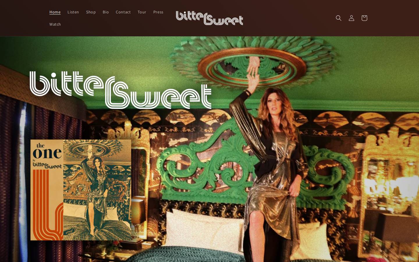 bittersweetmusic.com homepage screenshot