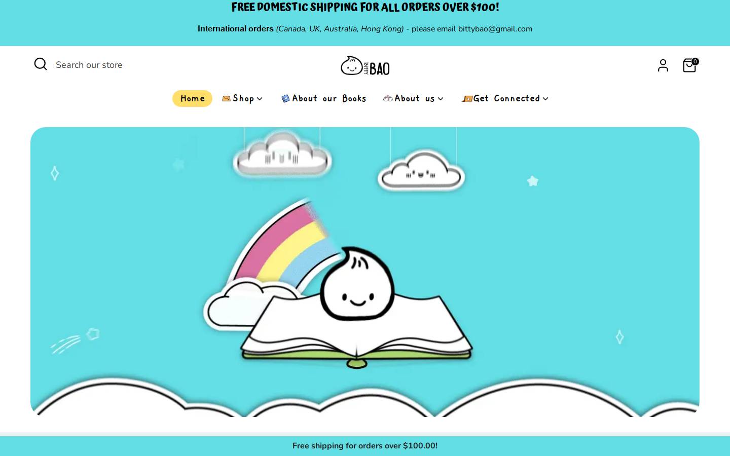bittybao.com homepage screenshot