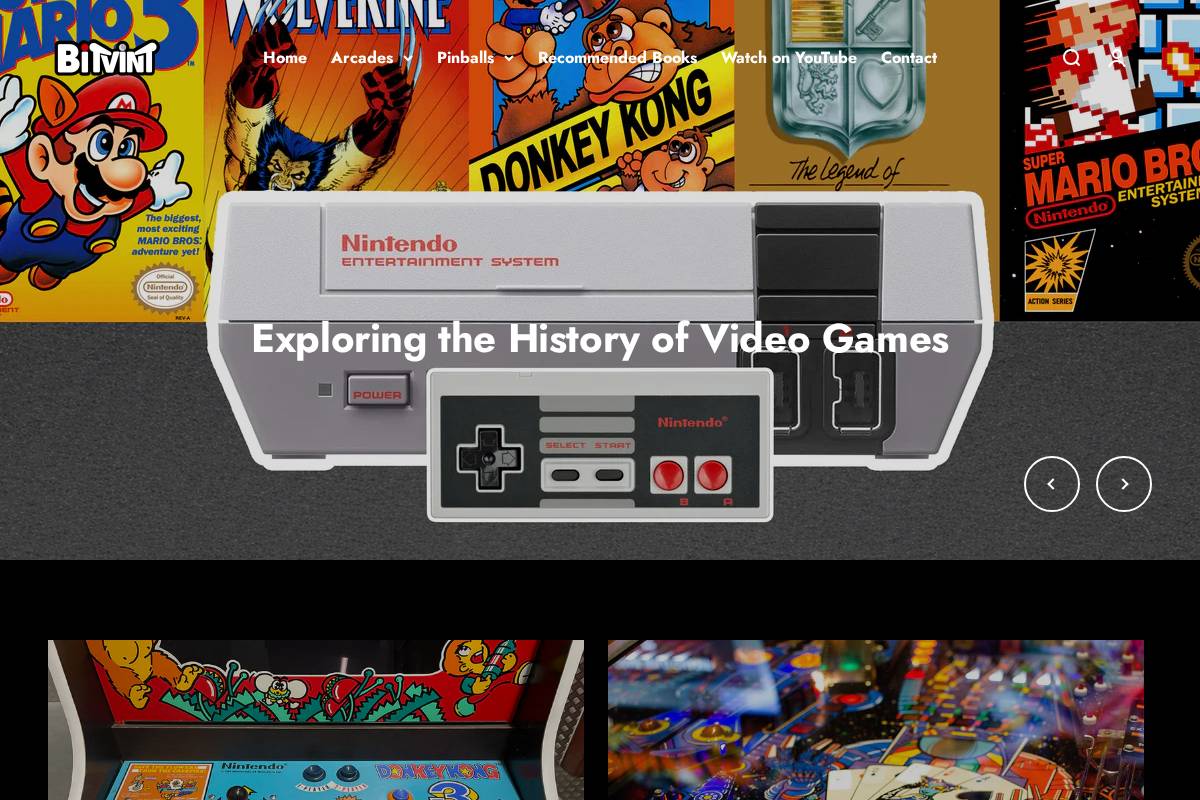 bitvint.com homepage screenshot