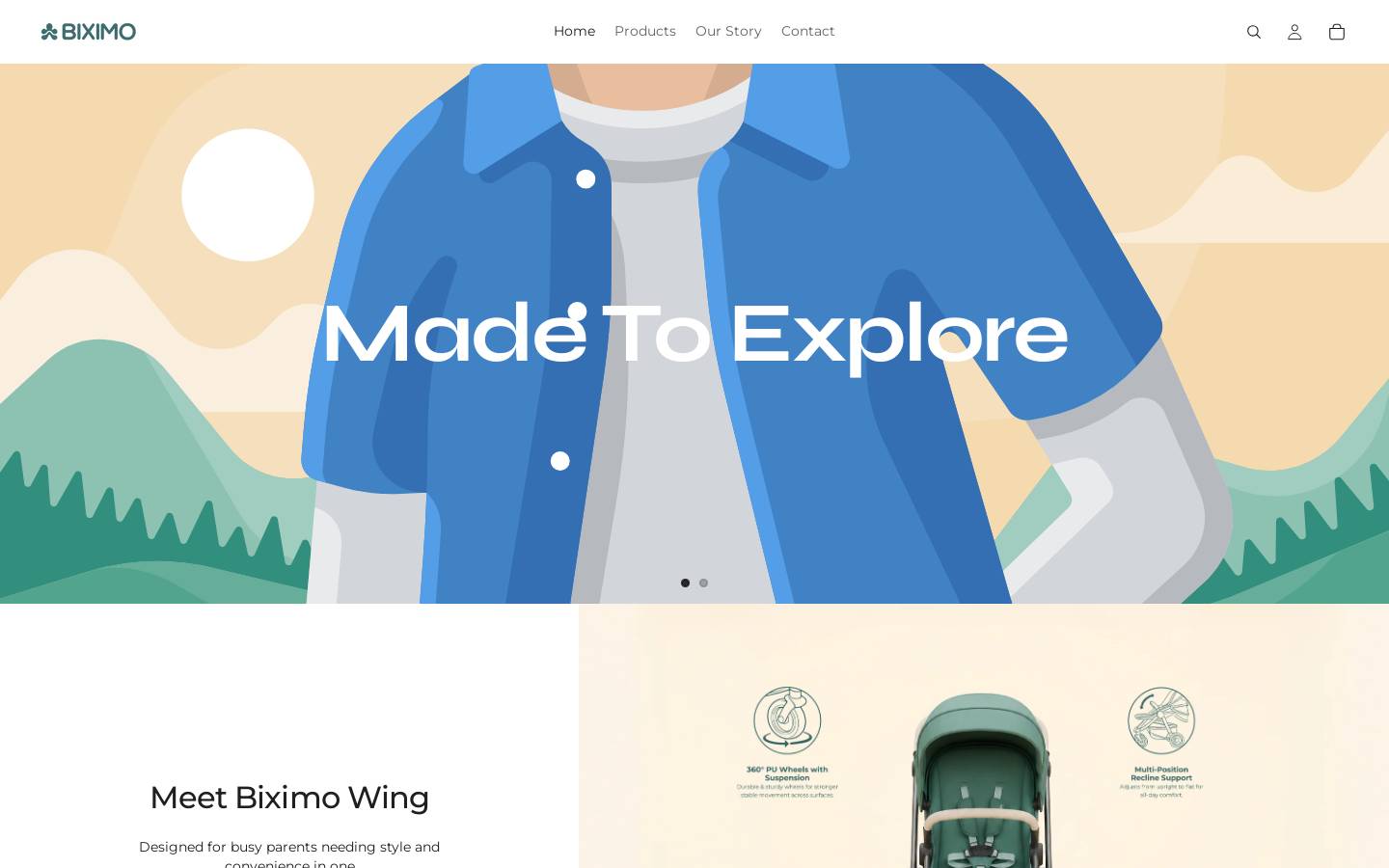 biximo.in homepage screenshot