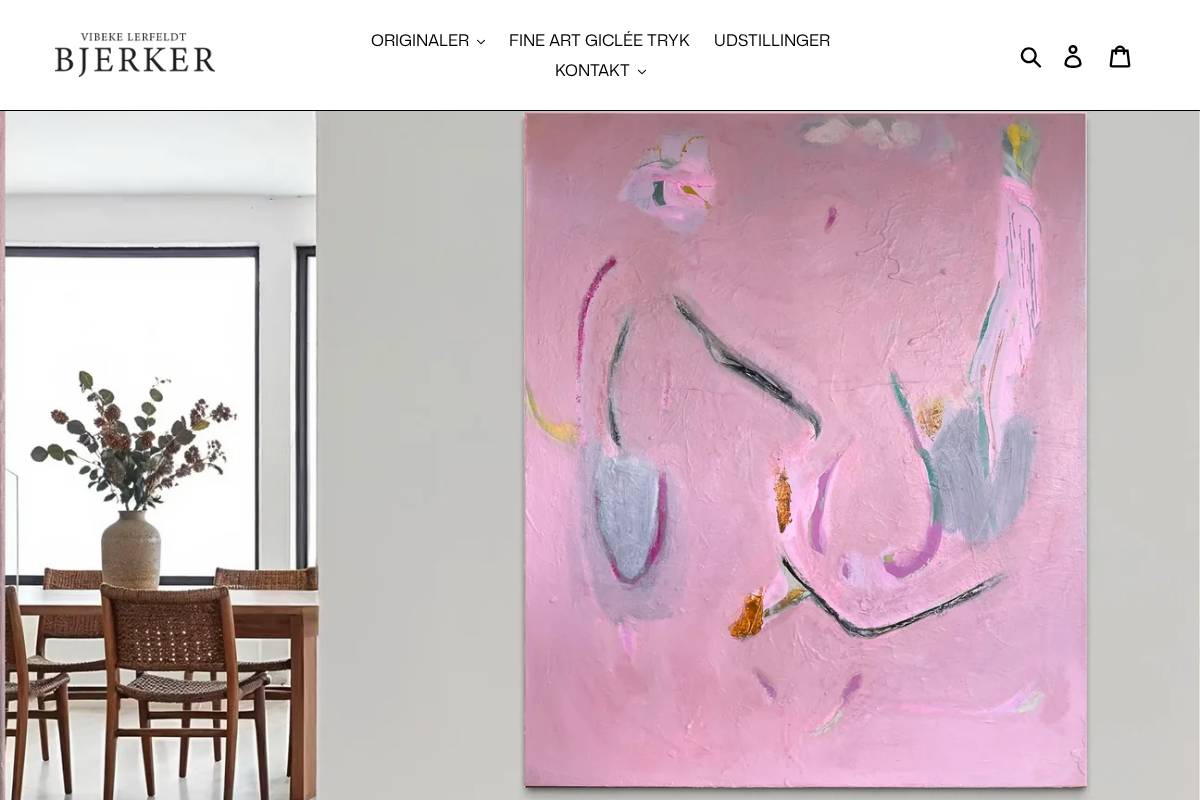 bjerker.com homepage screenshot