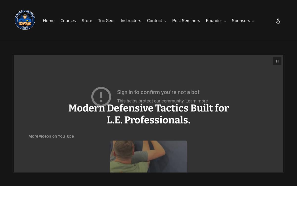 bjjcops.net homepage screenshot