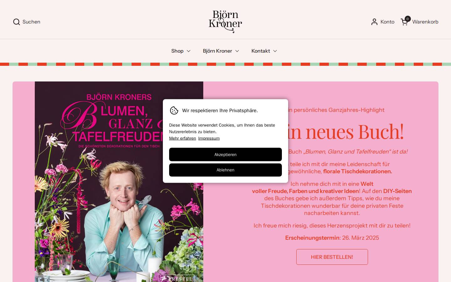 bjoernkroner.de homepage screenshot