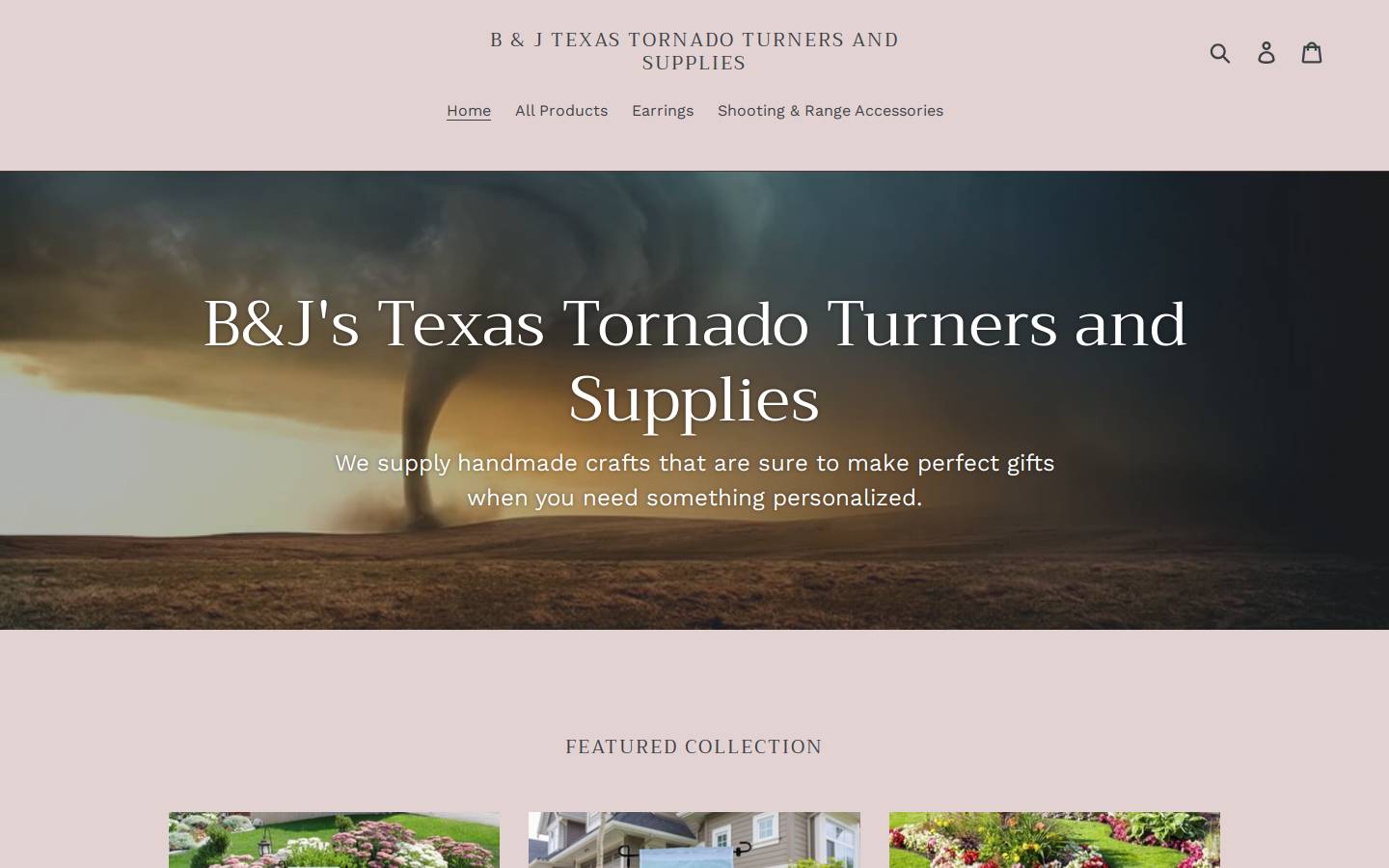 bjturners.com homepage screenshot