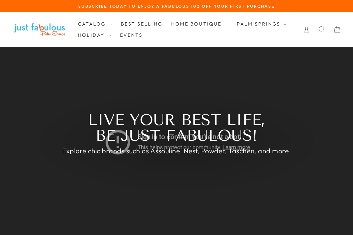 bjustfabulous.com homepage screenshot