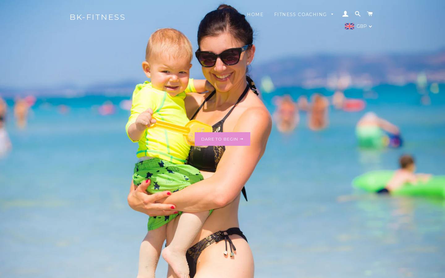 bk-fitness.com homepage screenshot
