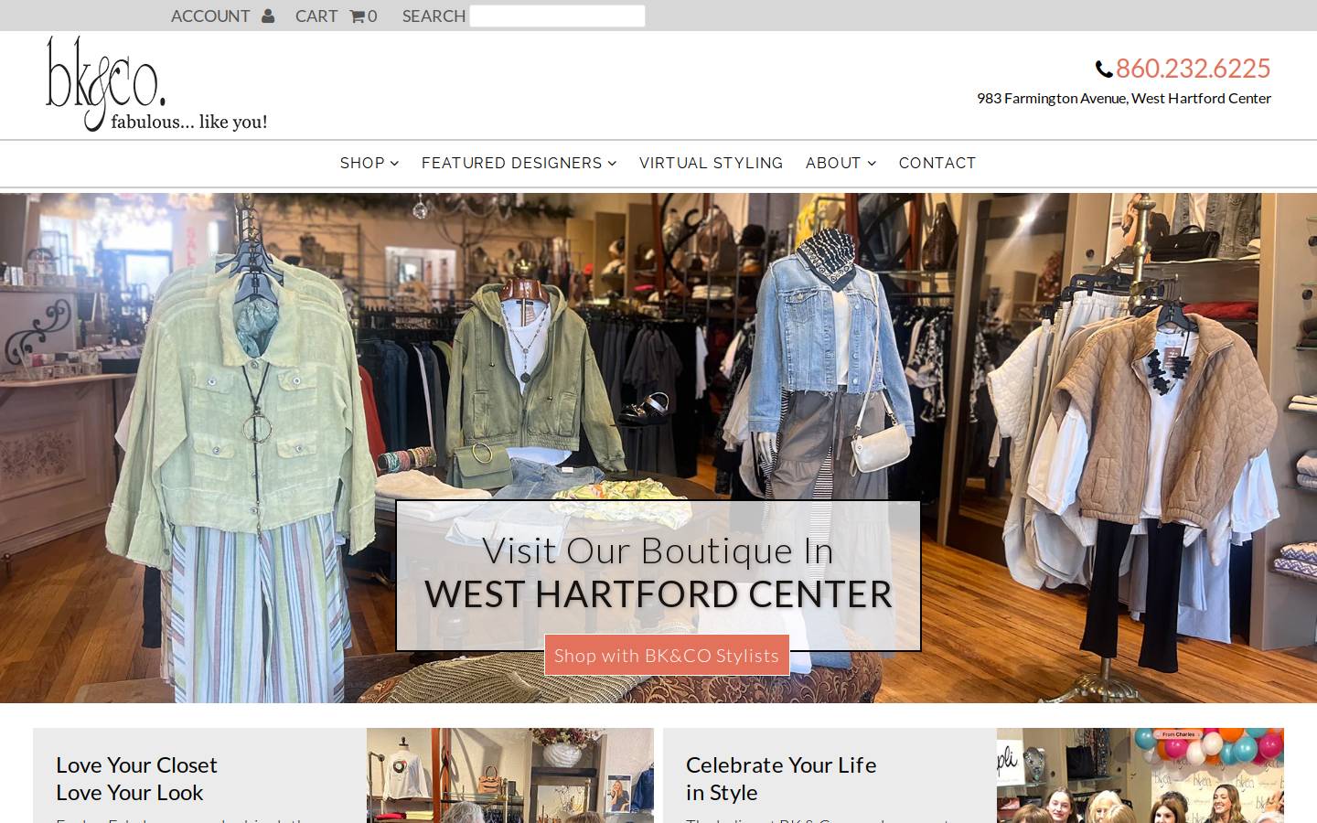 bkcostyle.com homepage screenshot