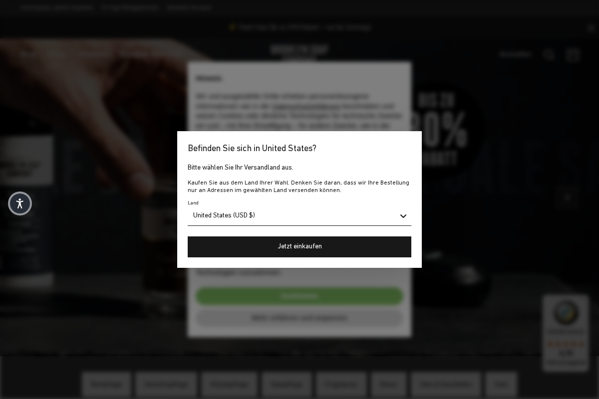 Brooklyn Soap Company homepage screenshot