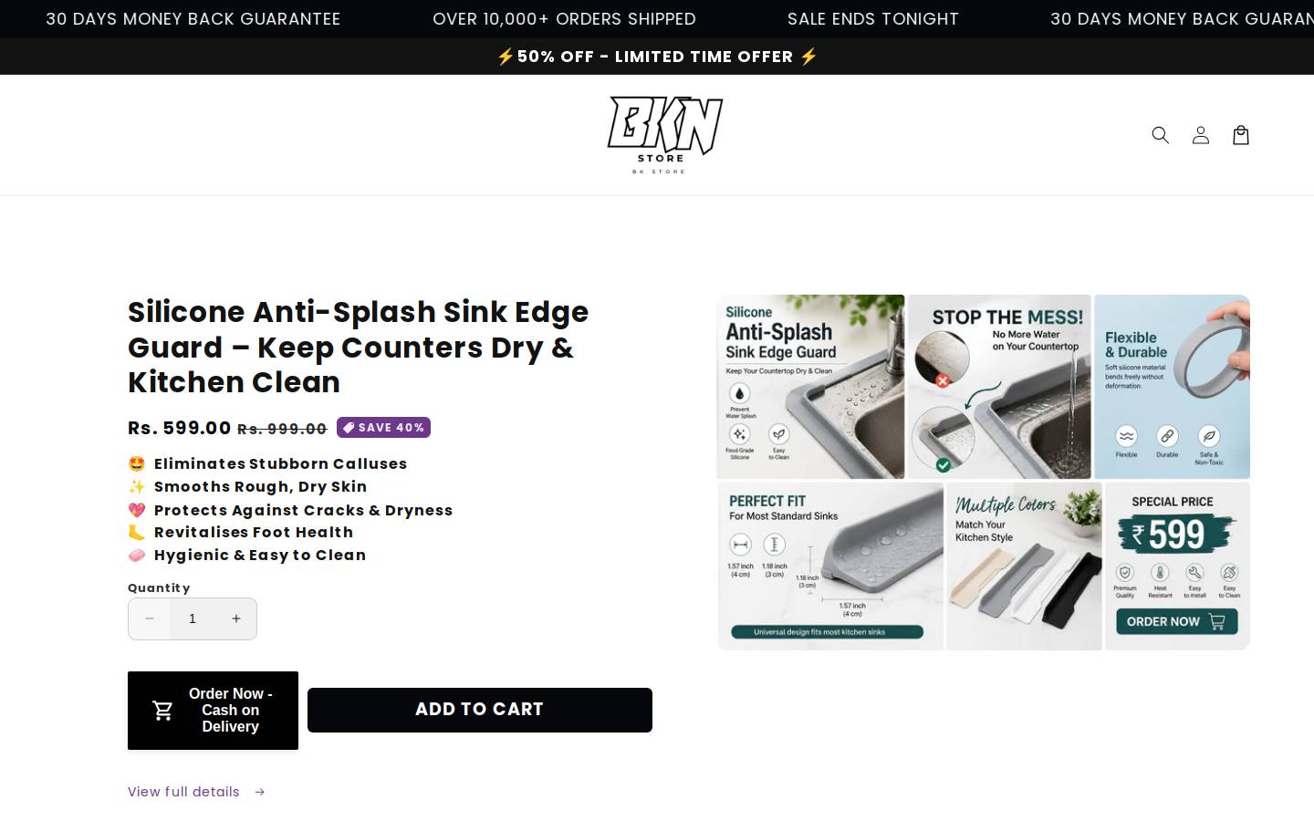 bknstore.online homepage screenshot