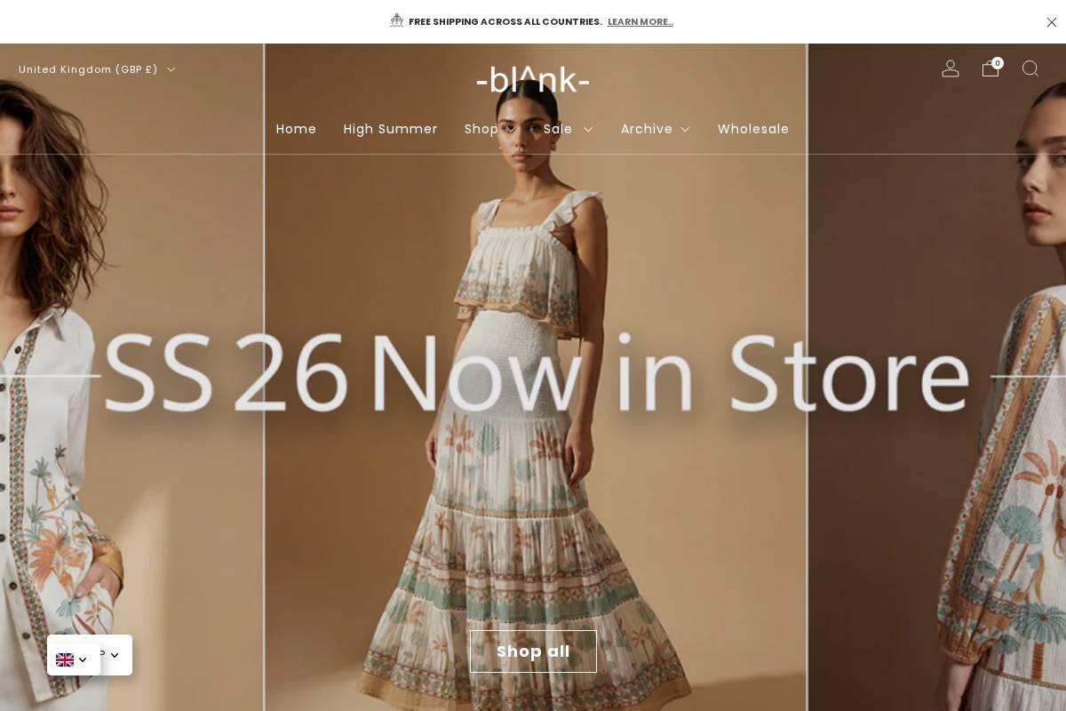 bl-nk.co.uk homepage screenshot