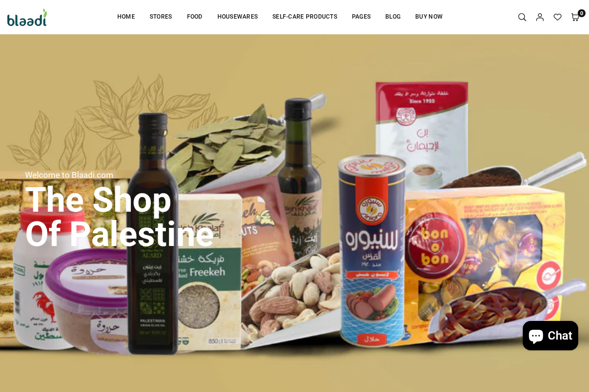 blaadi.com homepage screenshot