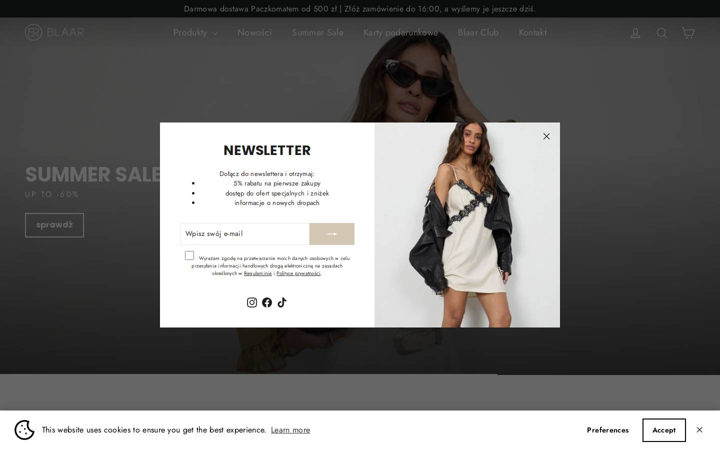 blaar.pl homepage screenshot