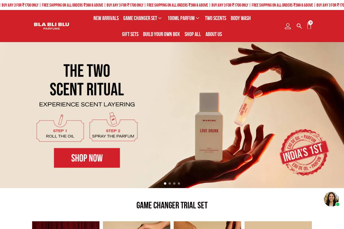 Blabliblulife homepage screenshot