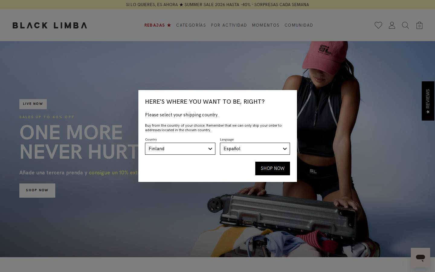 black-limba.com homepage screenshot