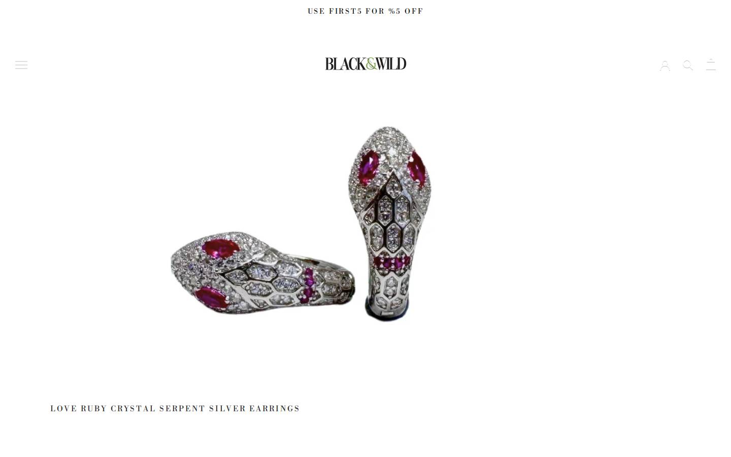 blackandwild.co.uk homepage screenshot