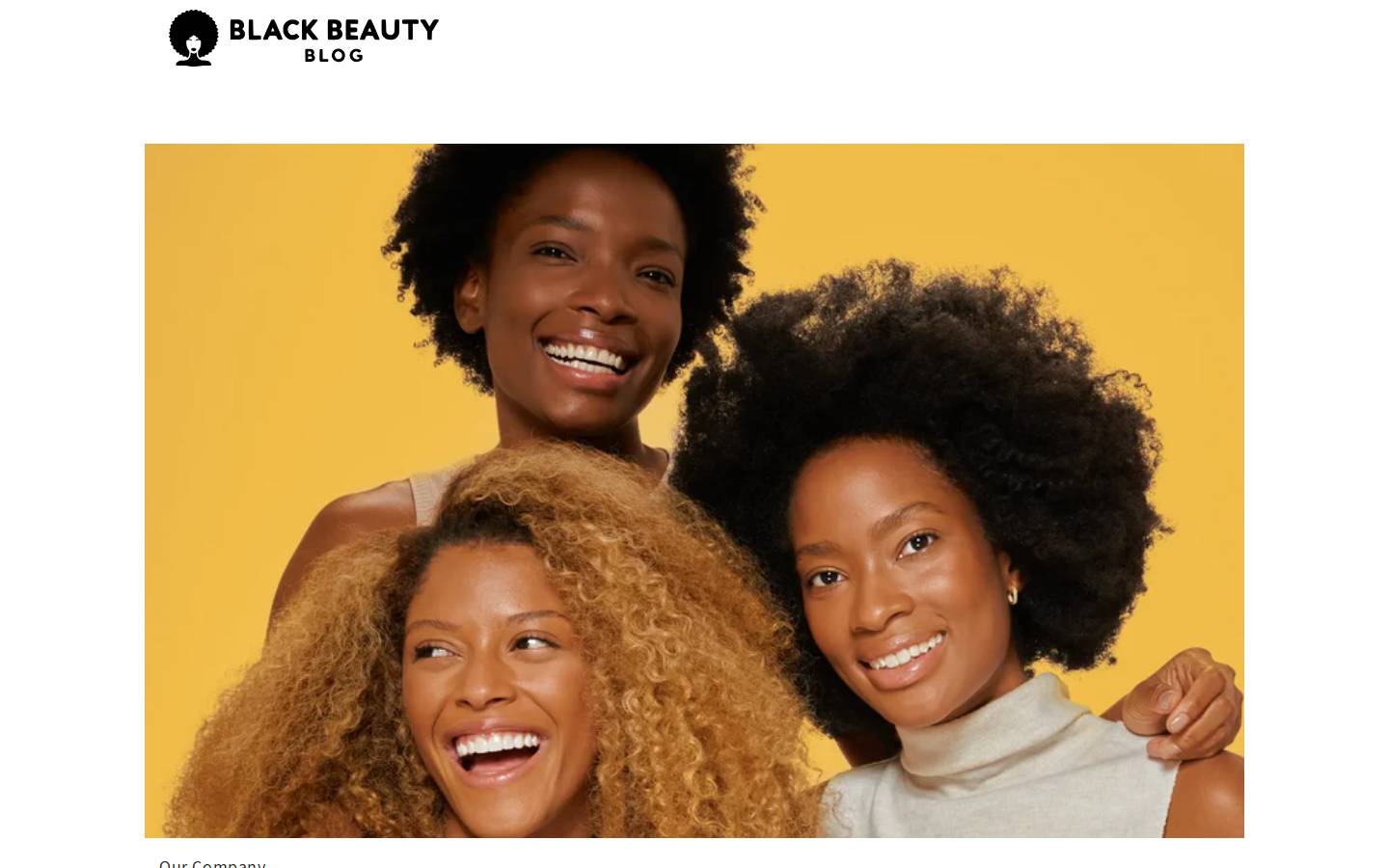 blackbeautyblog.com homepage screenshot