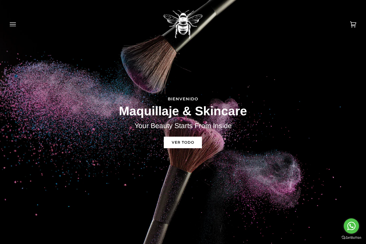 Black Bee homepage screenshot