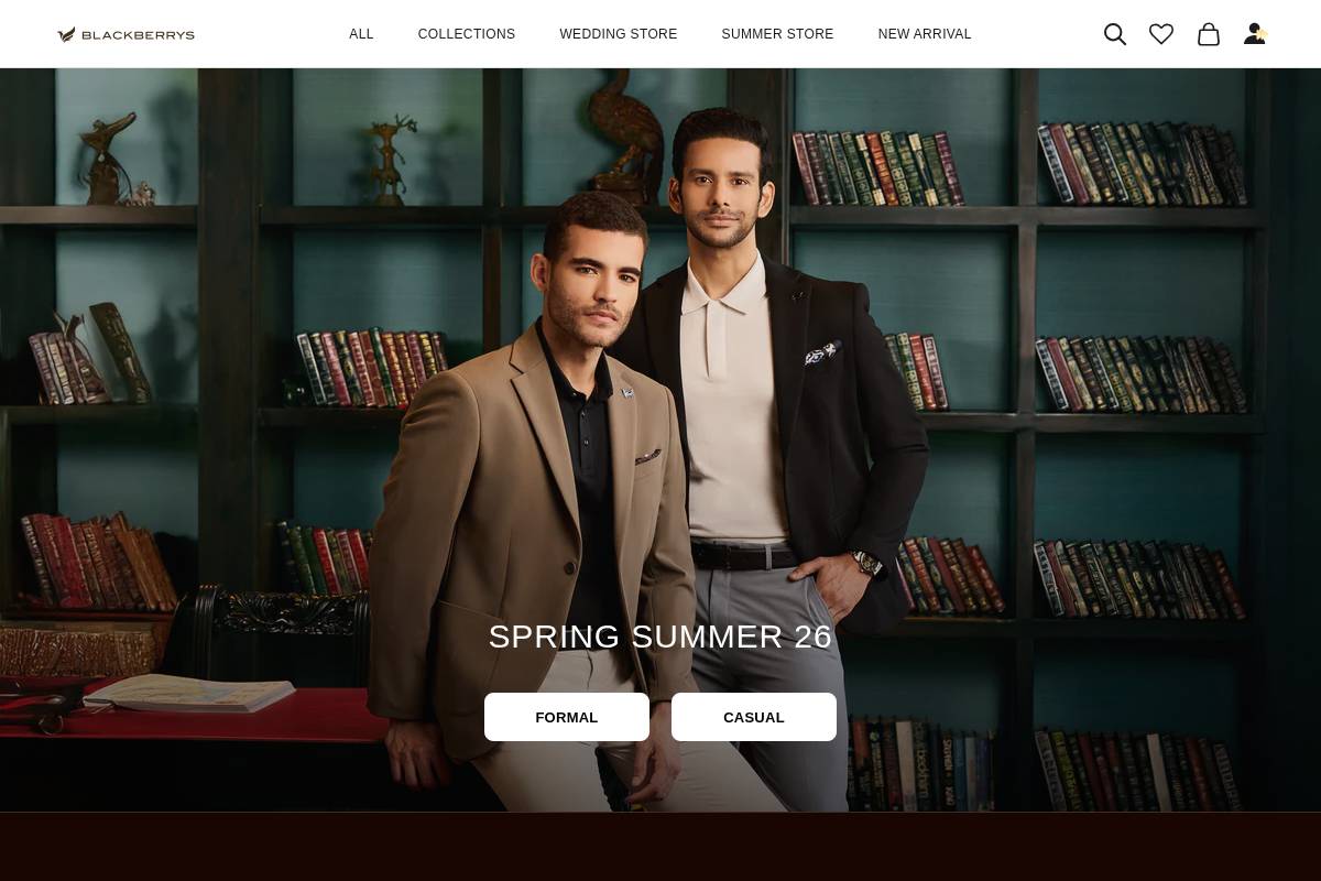 blackberrys.com homepage screenshot