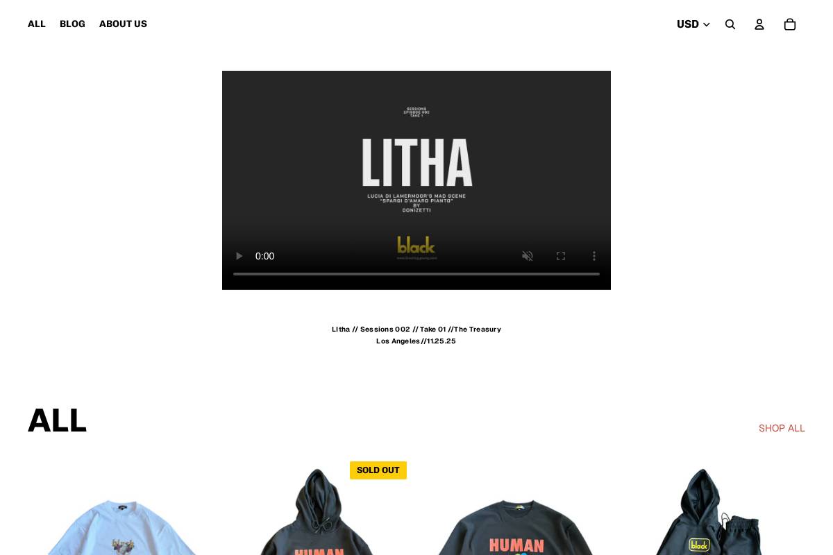 blackbyyoung.com homepage screenshot