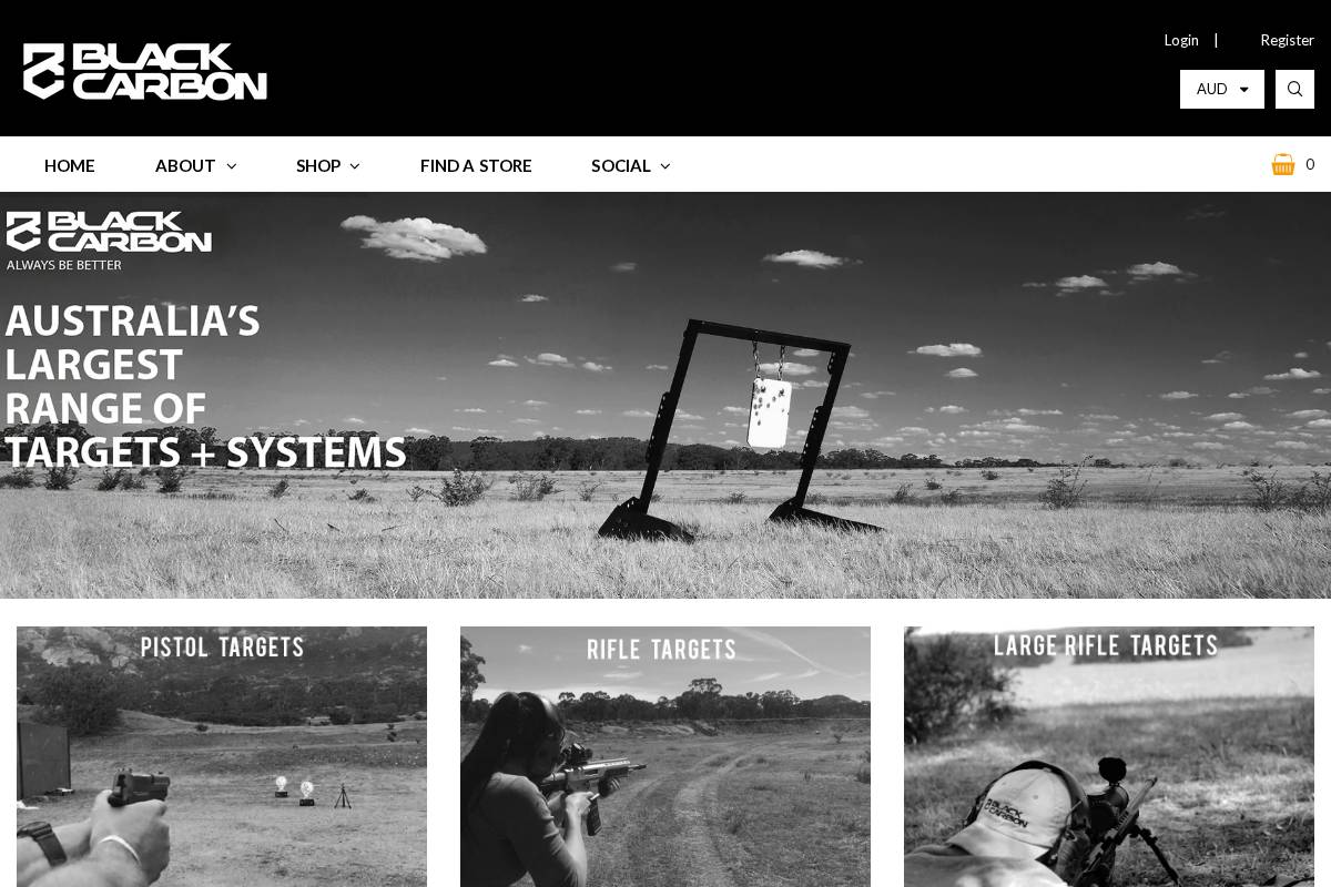 Black Carbon homepage screenshot