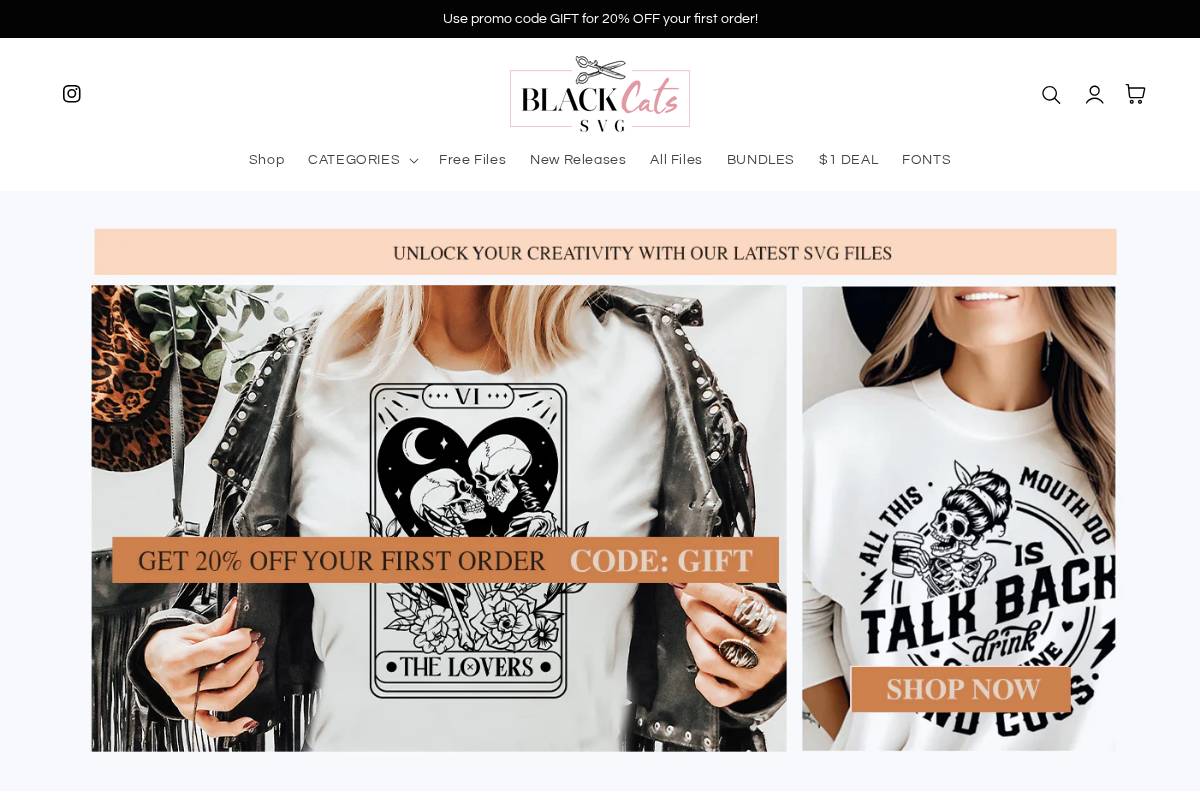 blackcatssvg.com homepage screenshot