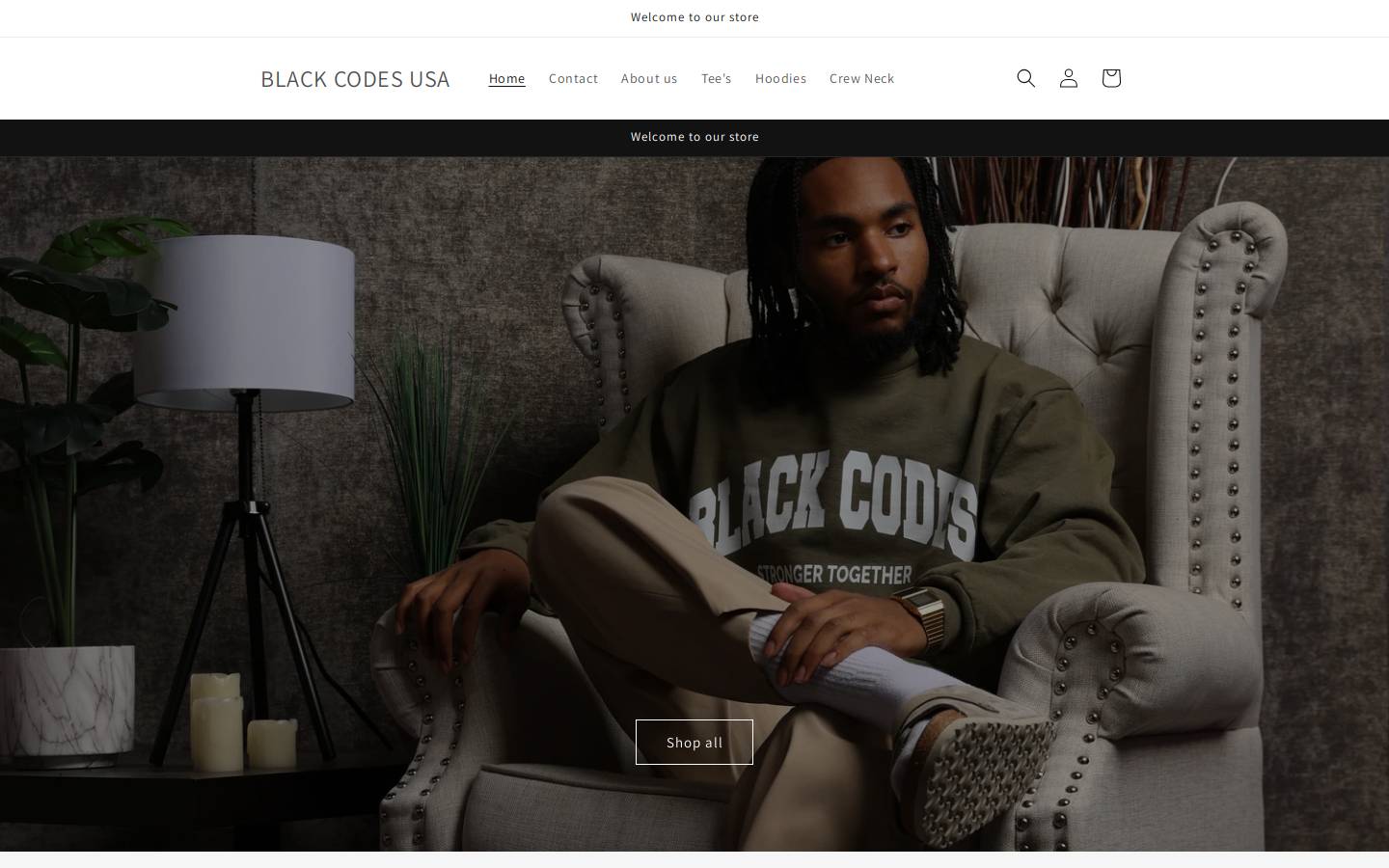 blackcodesusa.com homepage screenshot