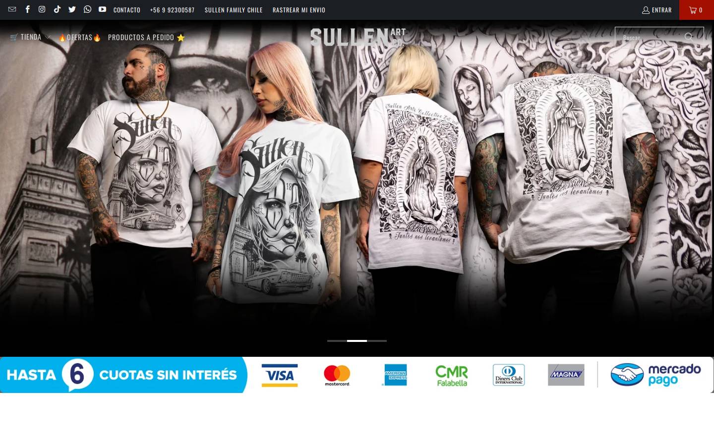 blackcrown.cl homepage screenshot