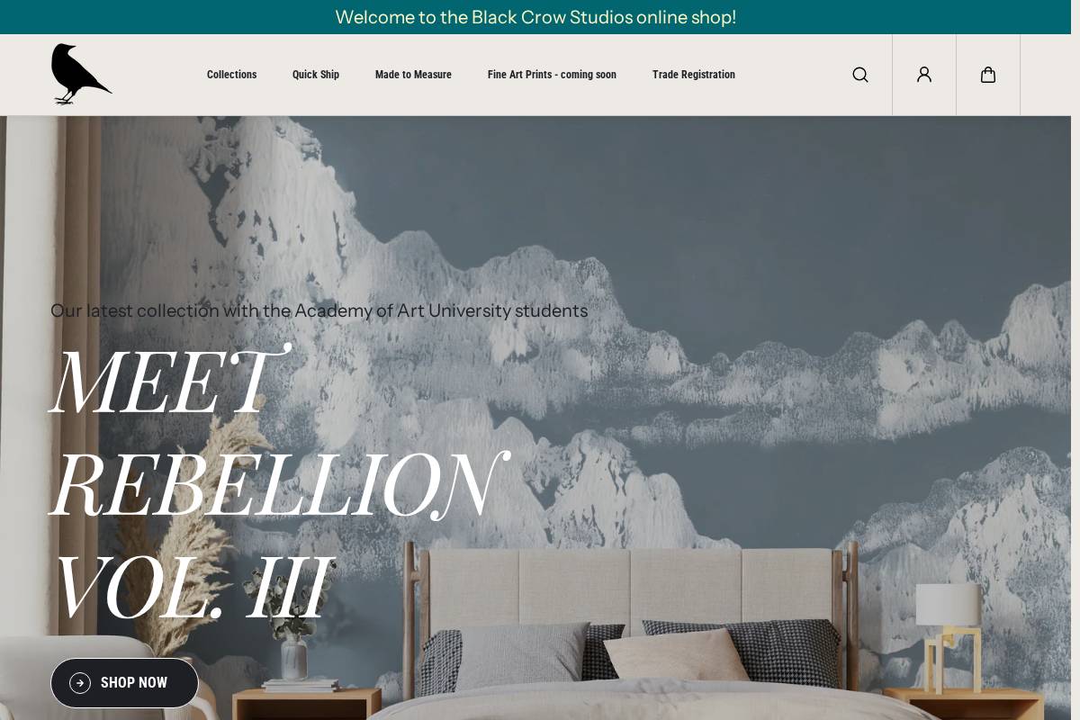 blackcrowstudios.shop homepage screenshot