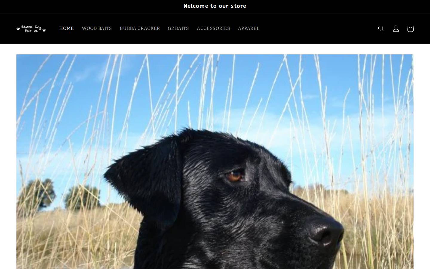 blackdogbaits.com homepage screenshot