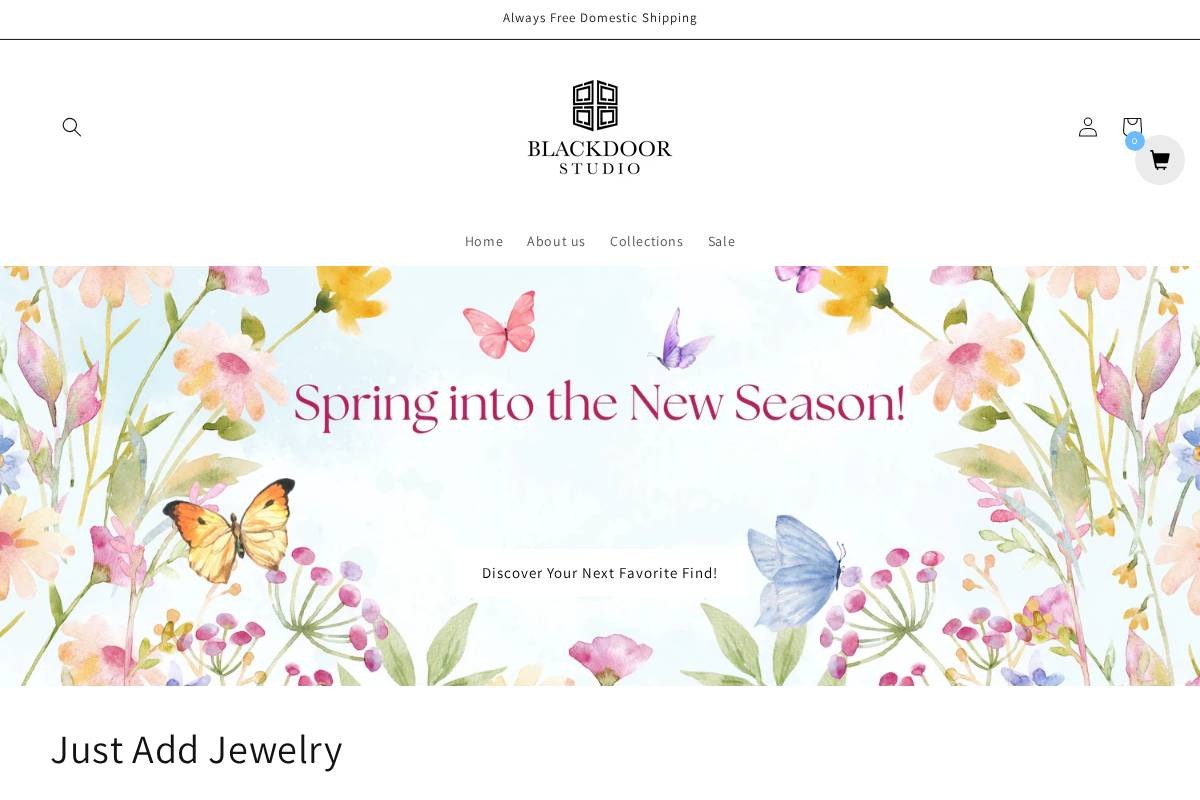 blackdoorstudio.net homepage screenshot