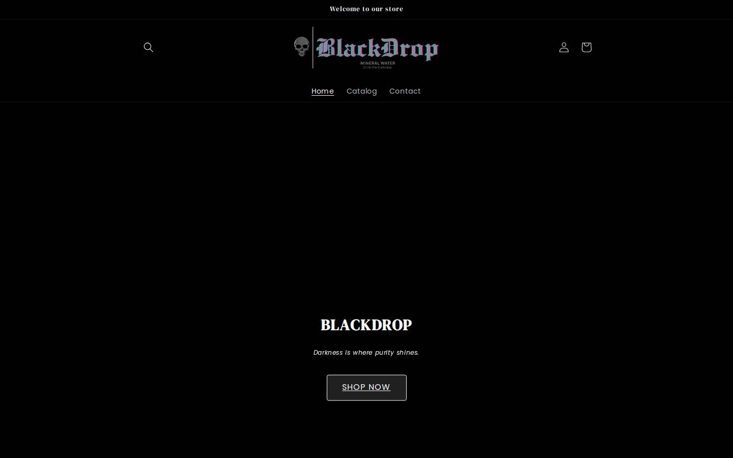 blackdropofficial.com homepage screenshot