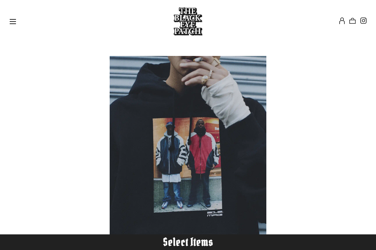 BlackEyePatch homepage screenshot